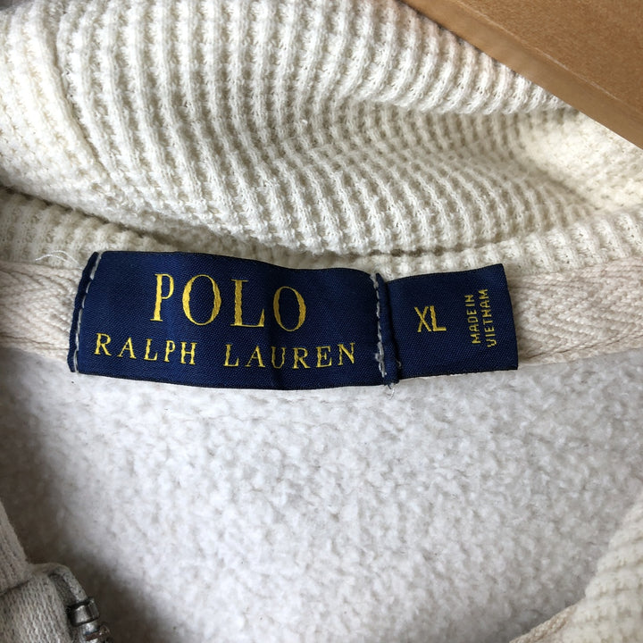 Ralph Lauren POLO RALPH LAUREN Full-Zip Sweatshirt Hoodie cotton gray type Vintage Second Hand