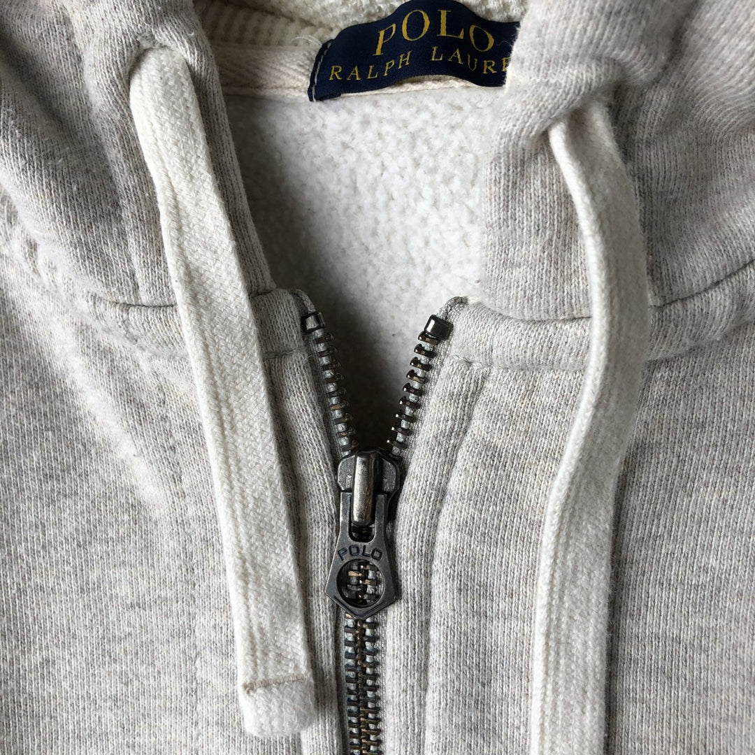 Ralph Lauren POLO RALPH LAUREN Full-Zip Sweatshirt Hoodie cotton gray type Vintage Second Hand