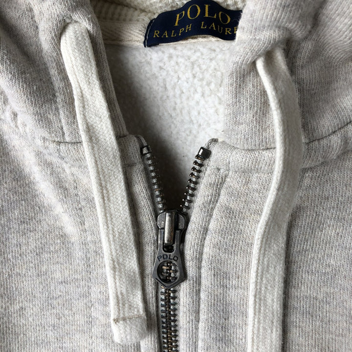 Ralph Lauren POLO RALPH LAUREN Full-Zip Sweatshirt Hoodie cotton gray type Vintage Second Hand
