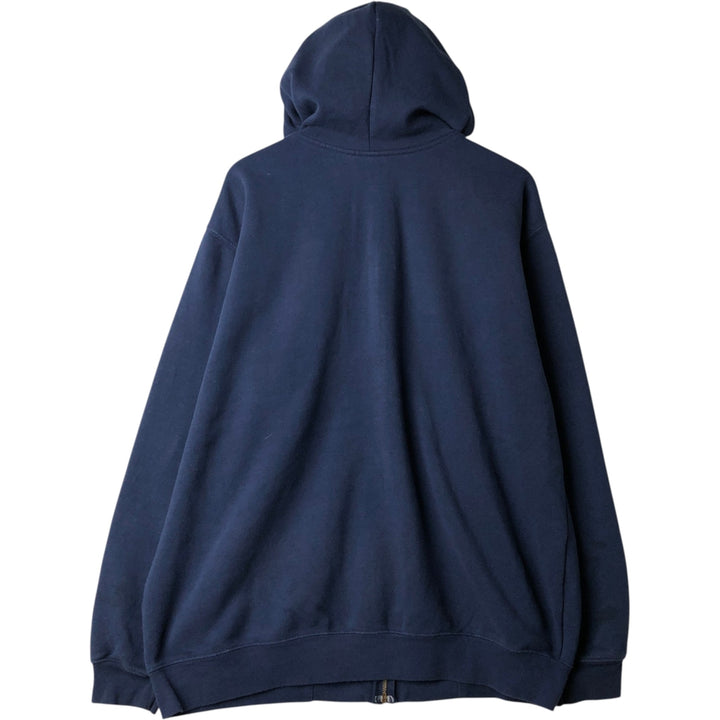 Carhartt Sweat Full Zip Hoodie Men's XL cotton navy blue type Vintage Second Hand