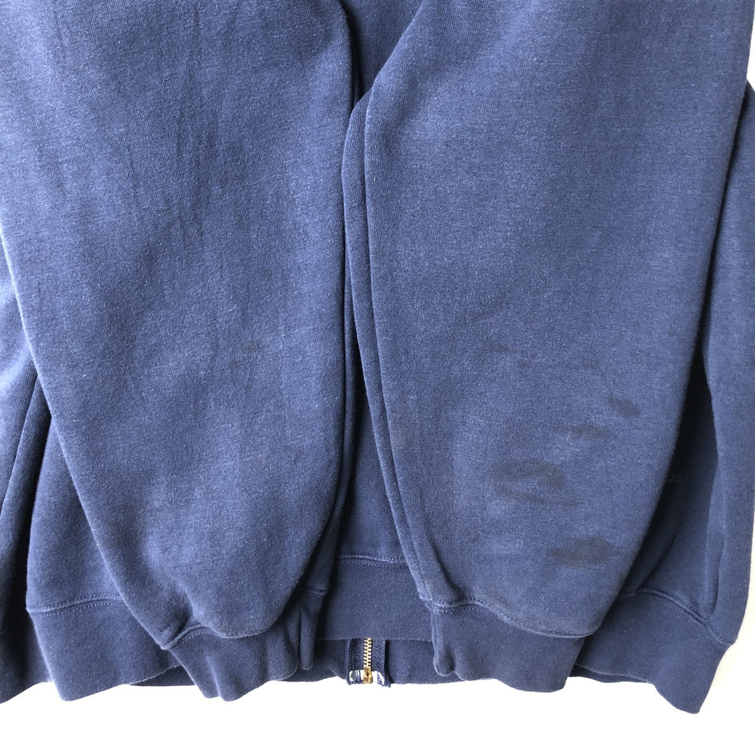 Carhartt Sweat Full Zip Hoodie Men's XL cotton navy blue type Vintage Second Hand
