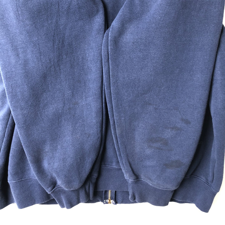 Carhartt Sweat Full Zip Hoodie Men's XL cotton navy blue type Vintage Second Hand