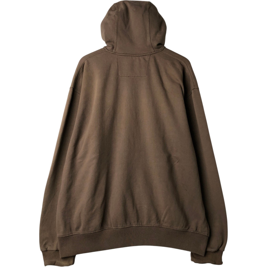 Carhartt Sweat Full Zip Hoodie Men's XL cotton brown type Vintage Second Hand