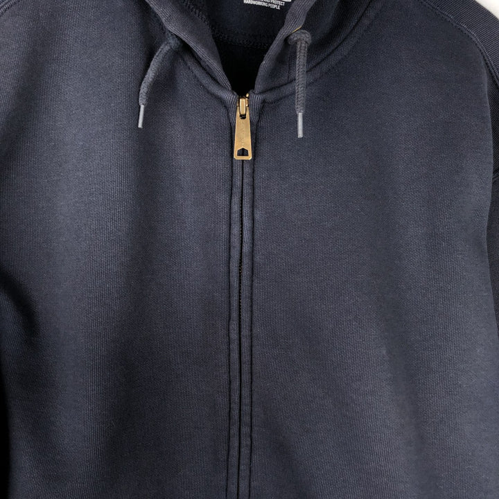 Carhartt Loose Fit Sweat Full Zip Hoodie, Men's XL cotton navy blue type Vintage Second Hand