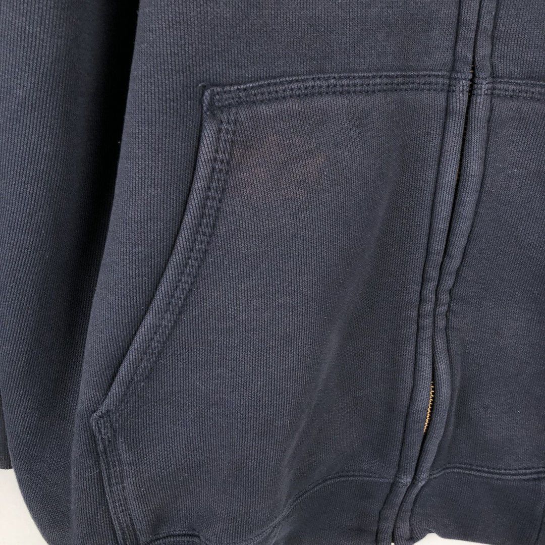 Carhartt Loose Fit Sweat Full Zip Hoodie, Men's XL cotton navy blue type Vintage Second Hand