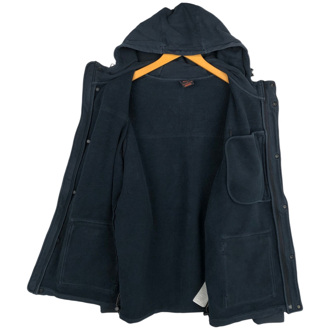 Nike 6.0 Sweat Full-Zip Hoodie, Men's Size L (approx.) cotton navy blue type Vintage Second Hand