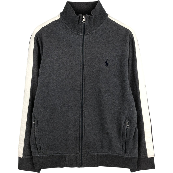 Ralph Lauren POLO by Ralph Lauren full zip sweatshirt, men's size L cotton gray type Vintage Second Hand