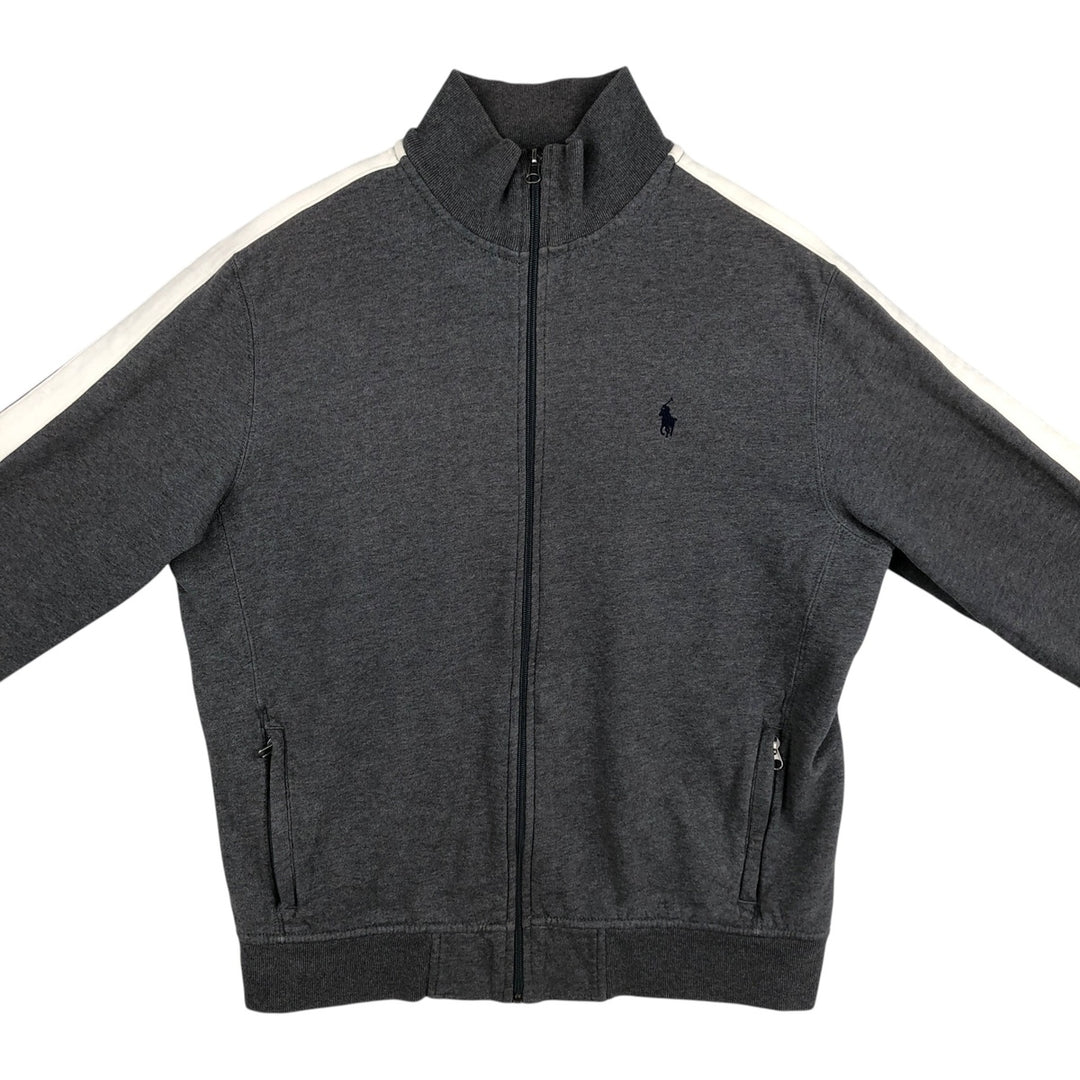 Ralph Lauren POLO by Ralph Lauren full zip sweatshirt, men's size L cotton gray type Vintage Second Hand