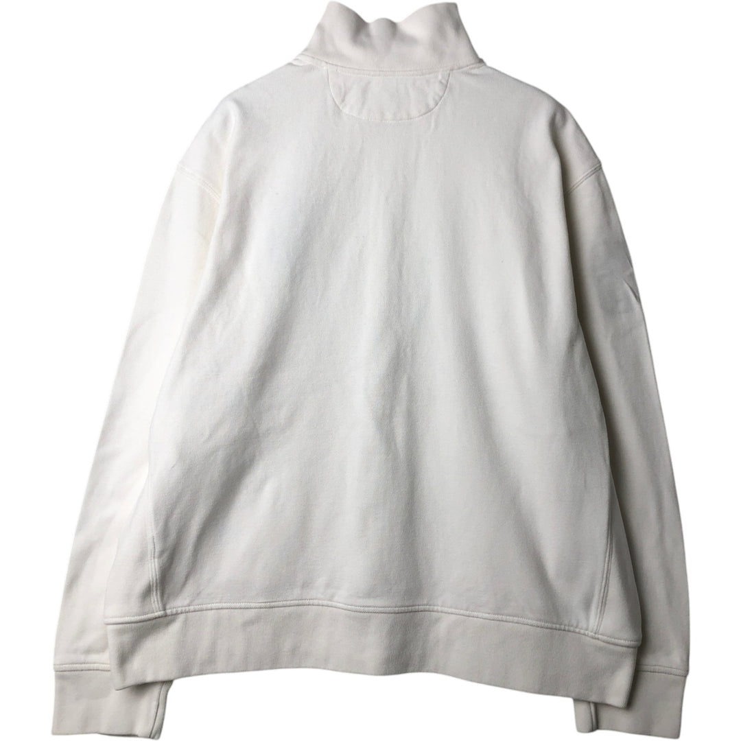 Ralph Lauren POLO by Ralph Lauren Big Pony Full-Zip Sweatshirt (Men's XXL equivalent) cotton white type Vintage Second Hand