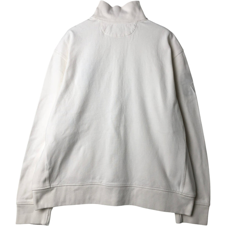 Ralph Lauren POLO by Ralph Lauren Big Pony Full-Zip Sweatshirt (Men's XXL equivalent) cotton white type Vintage Second Hand