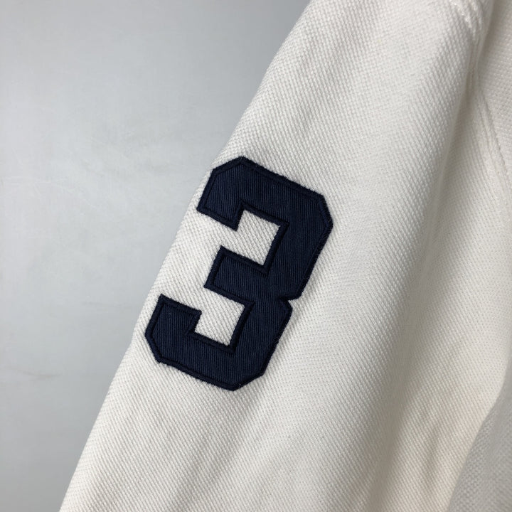 Ralph Lauren POLO by Ralph Lauren Big Pony Full-Zip Sweatshirt (Men's XXL equivalent) cotton white type Vintage Second Hand