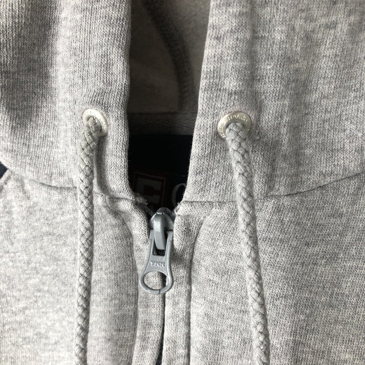 Ralph Lauren CHAPS full-zip sweatshirt hoodie, men's size M cotton gray type Vintage Second Hand