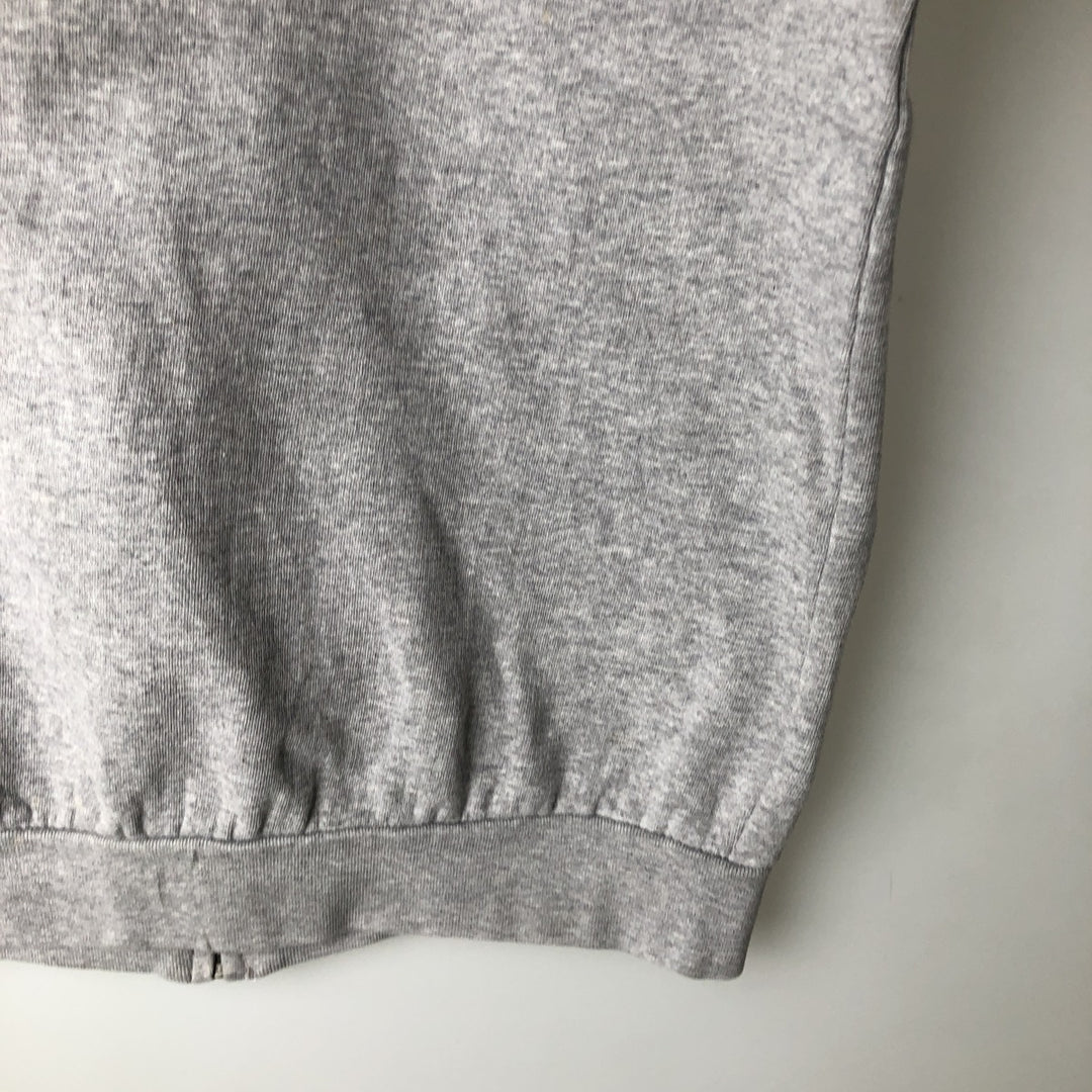Ralph Lauren CHAPS full-zip sweatshirt hoodie, men's size M cotton gray type Vintage Second Hand
