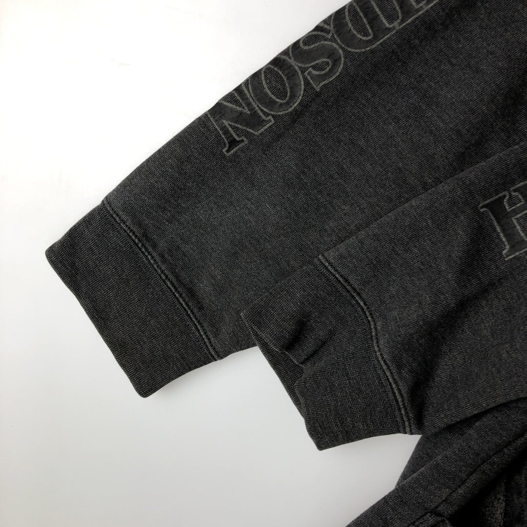 Harley-Davidson Skull Pattern Sweat Full-Zip Hoodie (Men's Size S) cotton gray type Vintage Second Hand
