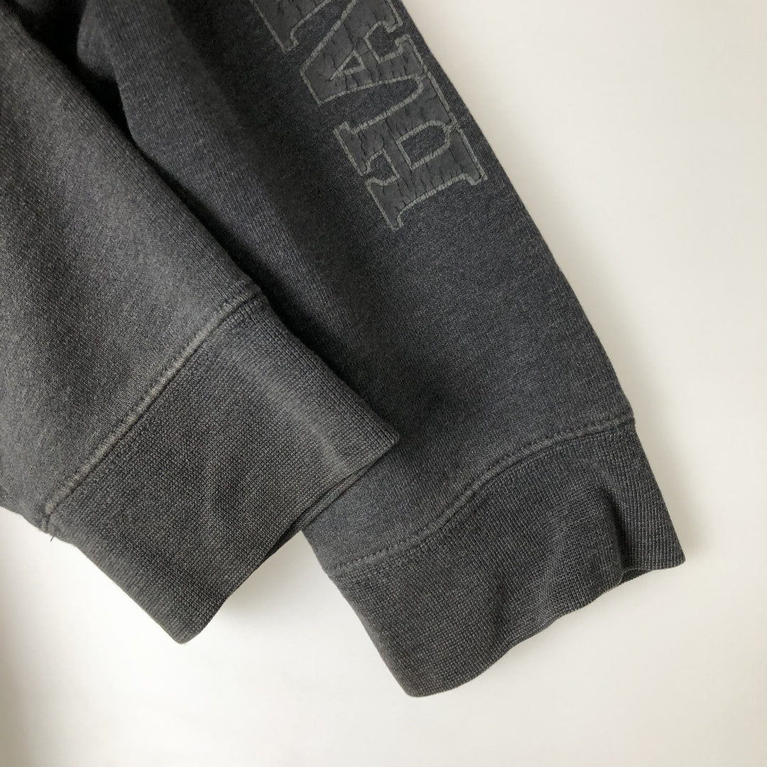 Harley-Davidson Skull Pattern Sweat Full-Zip Hoodie (Men's Size S) cotton gray type Vintage Second Hand