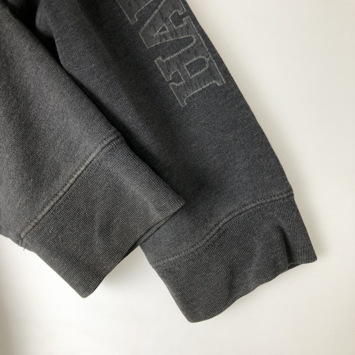 Harley-Davidson Skull Pattern Sweat Full-Zip Hoodie (Men's Size S) cotton gray type Vintage Second Hand