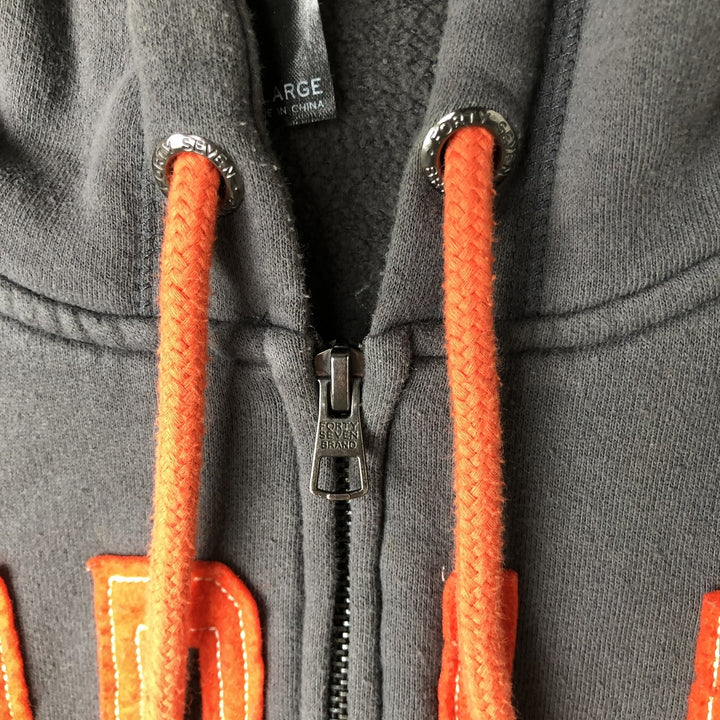 Harley-Davidson MUSEUM Sweat Full-Zip Hoodie, Men's Size XL (approx.) cotton gray type Vintage Second Hand