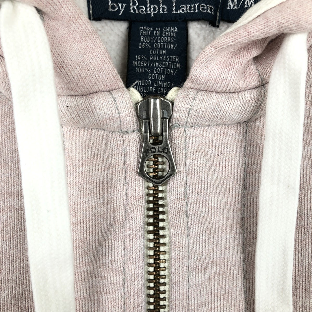 Ralph Lauren POLO by Ralph Lauren Sweat Full Zip Hoodie Men's M cotton pink type Vintage Second Hand