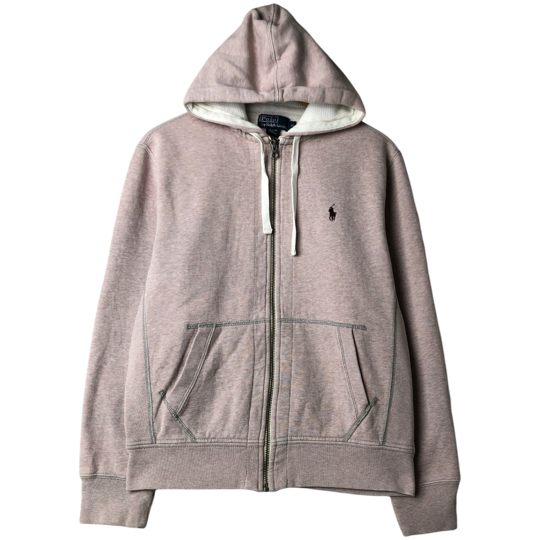 Ralph Lauren POLO by Ralph Lauren Sweat Full Zip Hoodie Men's M cotton coral Vintage Second Hand