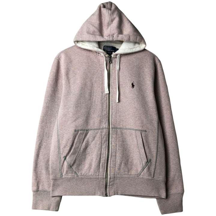 Ralph Lauren POLO by Ralph Lauren Sweat Full Zip Hoodie Men's M cotton coral Vintage Second Hand