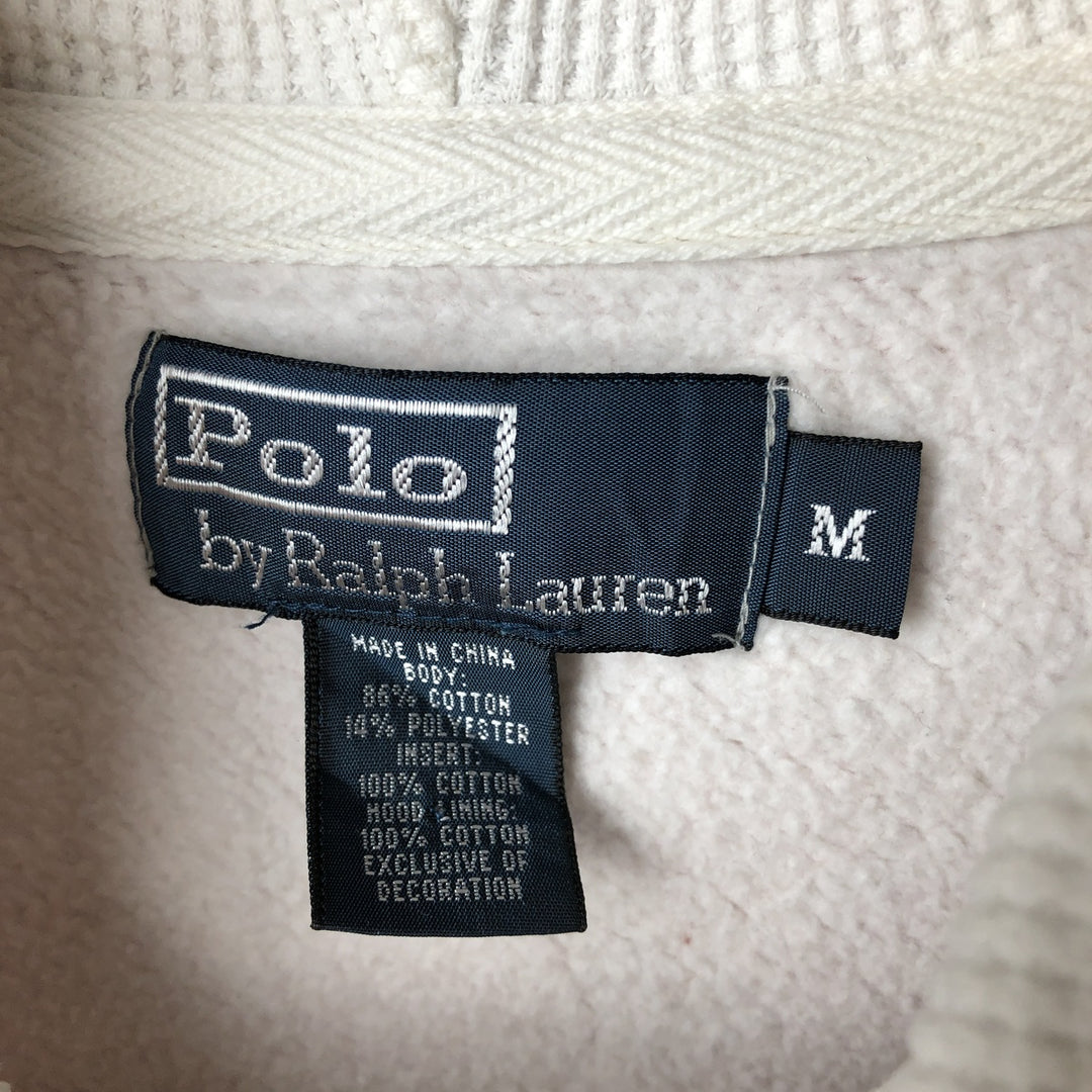 Ralph Lauren POLO by Ralph Lauren Sweat Full Zip Hoodie Men's M cotton coral Vintage Second Hand