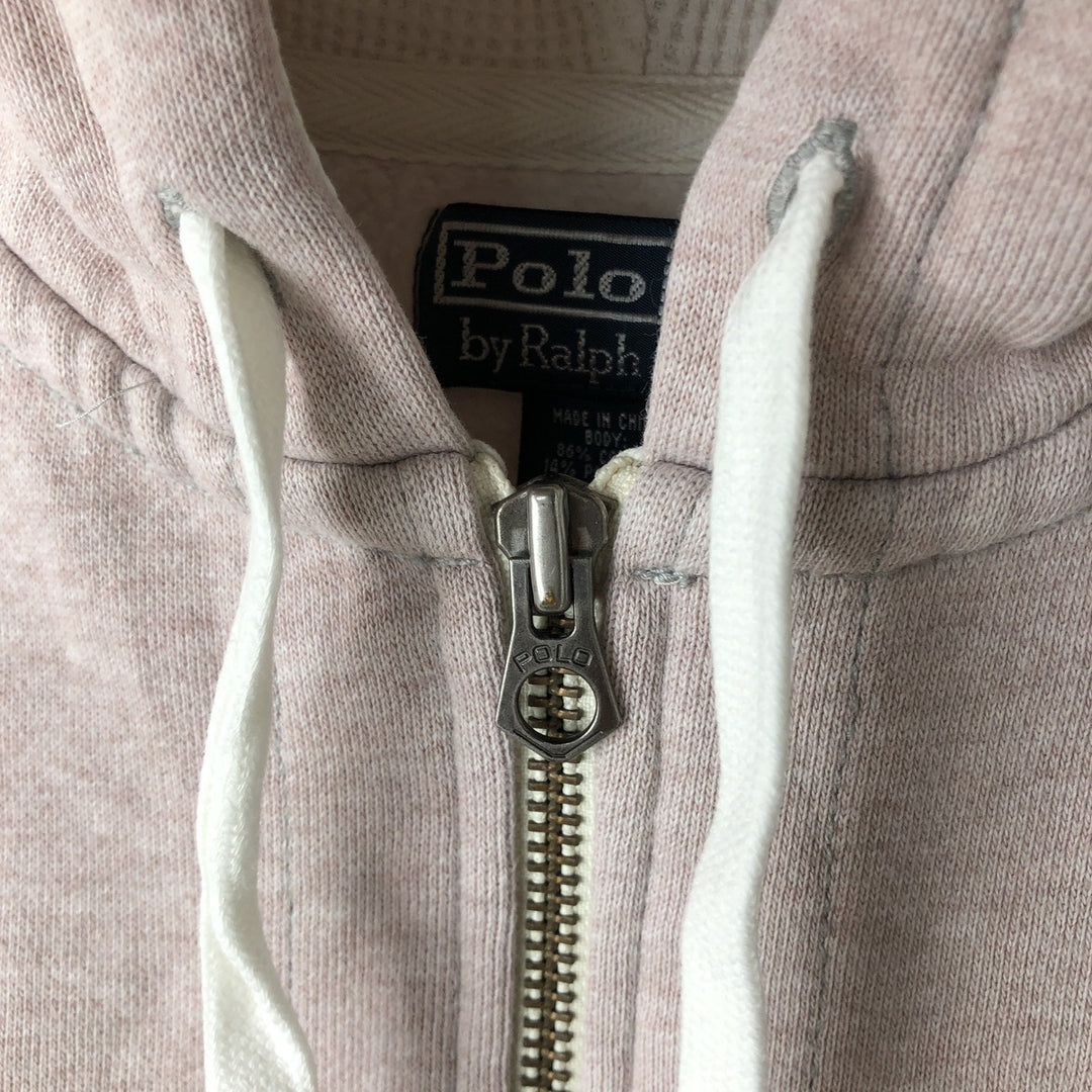 Ralph Lauren POLO by Ralph Lauren Sweat Full Zip Hoodie Men's M cotton coral Vintage Second Hand