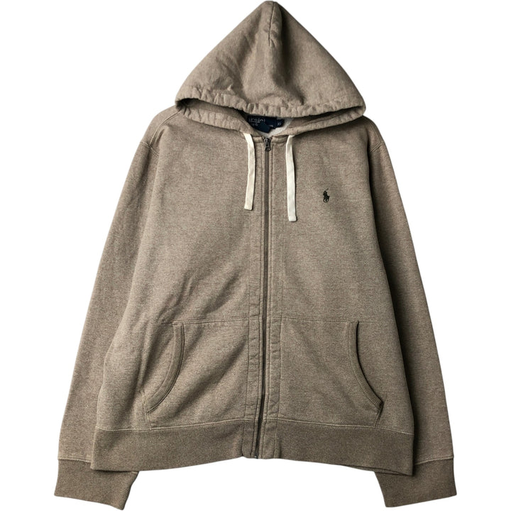 Ralph Lauren POLO by Ralph Lauren Sweat Full Zip Hoodie Men's XL cotton Beige type Vintage Second Hand