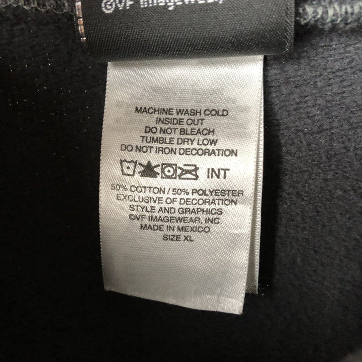 Harley-Davidson Eagle Pattern Full-Zip Sweatshirt (Men's Size XL) cotton black type Vintage Second Hand