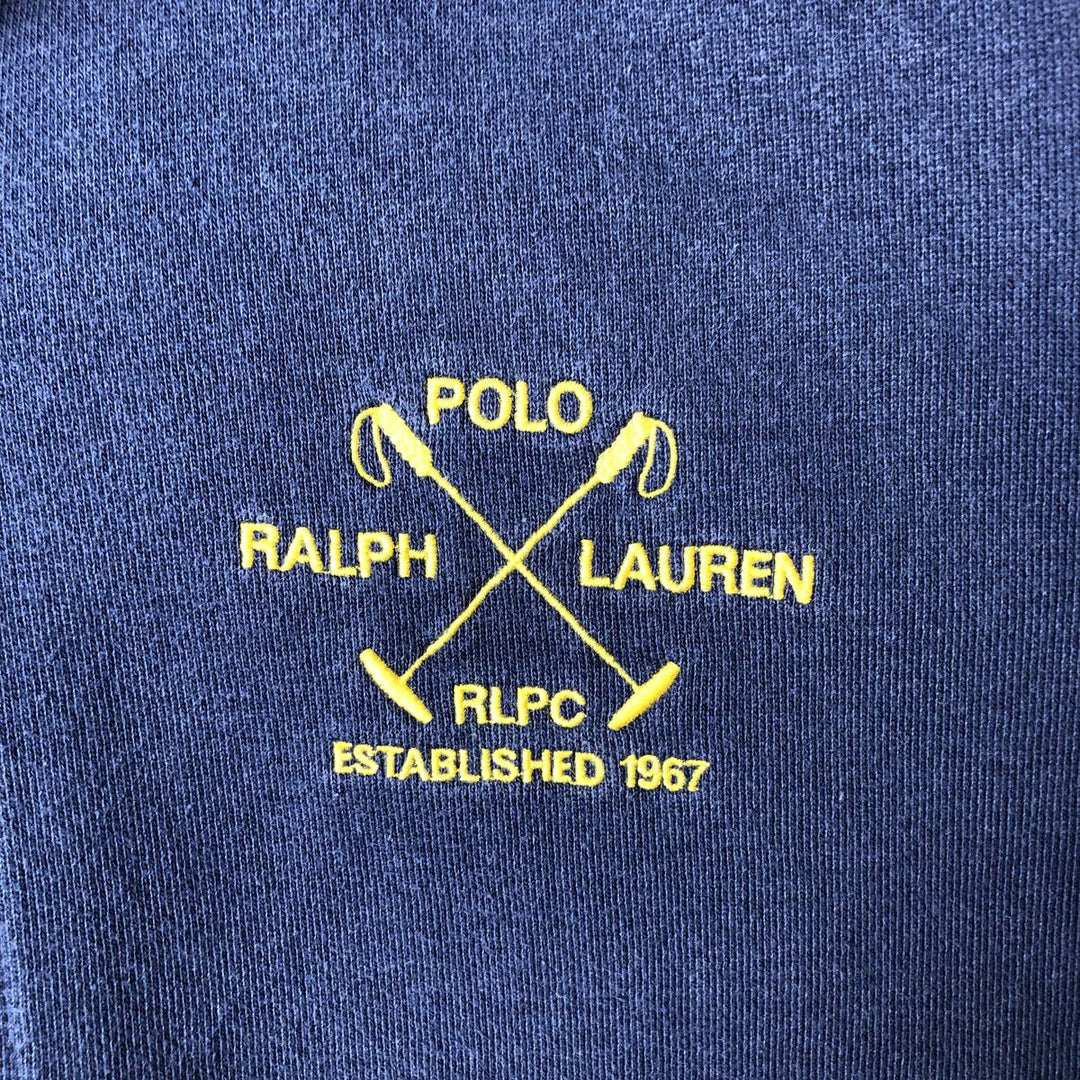 Ralph Lauren POLO by Ralph Lauren Sweat Full Zip Hoodie Men's XXL cotton navy blue type Vintage Second Hand