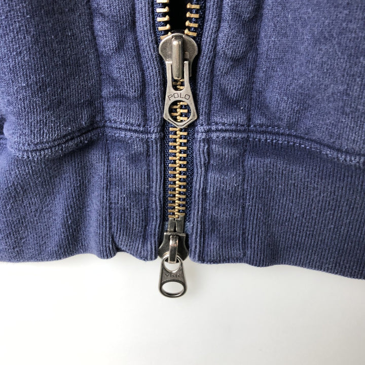 Ralph Lauren POLO by Ralph Lauren Sweat Full Zip Hoodie Men's XXL cotton navy blue type Vintage Second Hand