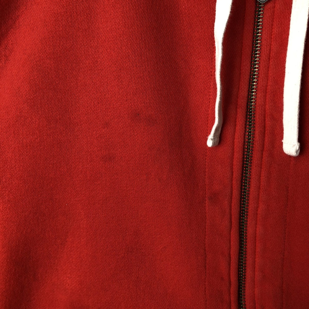 Ralph Lauren POLO by Ralph Lauren Sweat Full Zip Hoodie Men's L size cotton red type Vintage Second Hand