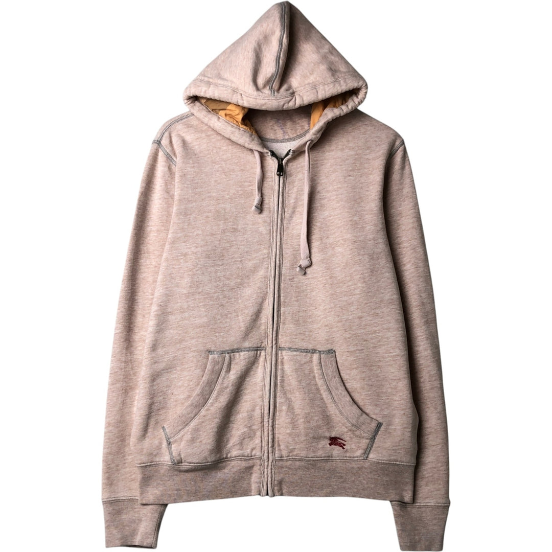 Burberry's BRIT Sweat Full-Zip Hoodie, Men's Size XL (approx.) cotton coral Vintage Second Hand
