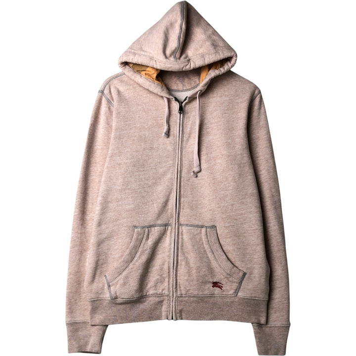 Burberry's BRIT Sweat Full-Zip Hoodie, Men's Size XL (approx.) cotton coral Vintage Second Hand
