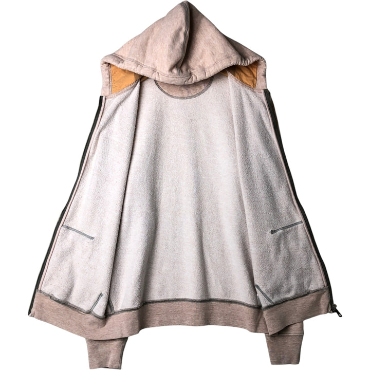 Burberry's BRIT Sweat Full-Zip Hoodie, Men's Size XL (approx.) cotton coral Vintage Second Hand