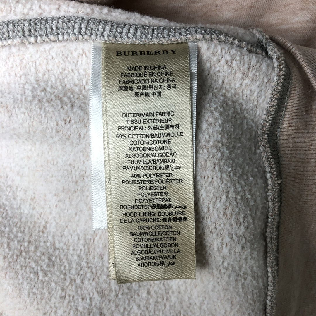 Burberry's BRIT Sweat Full-Zip Hoodie, Men's Size XL (approx.) cotton coral Vintage Second Hand