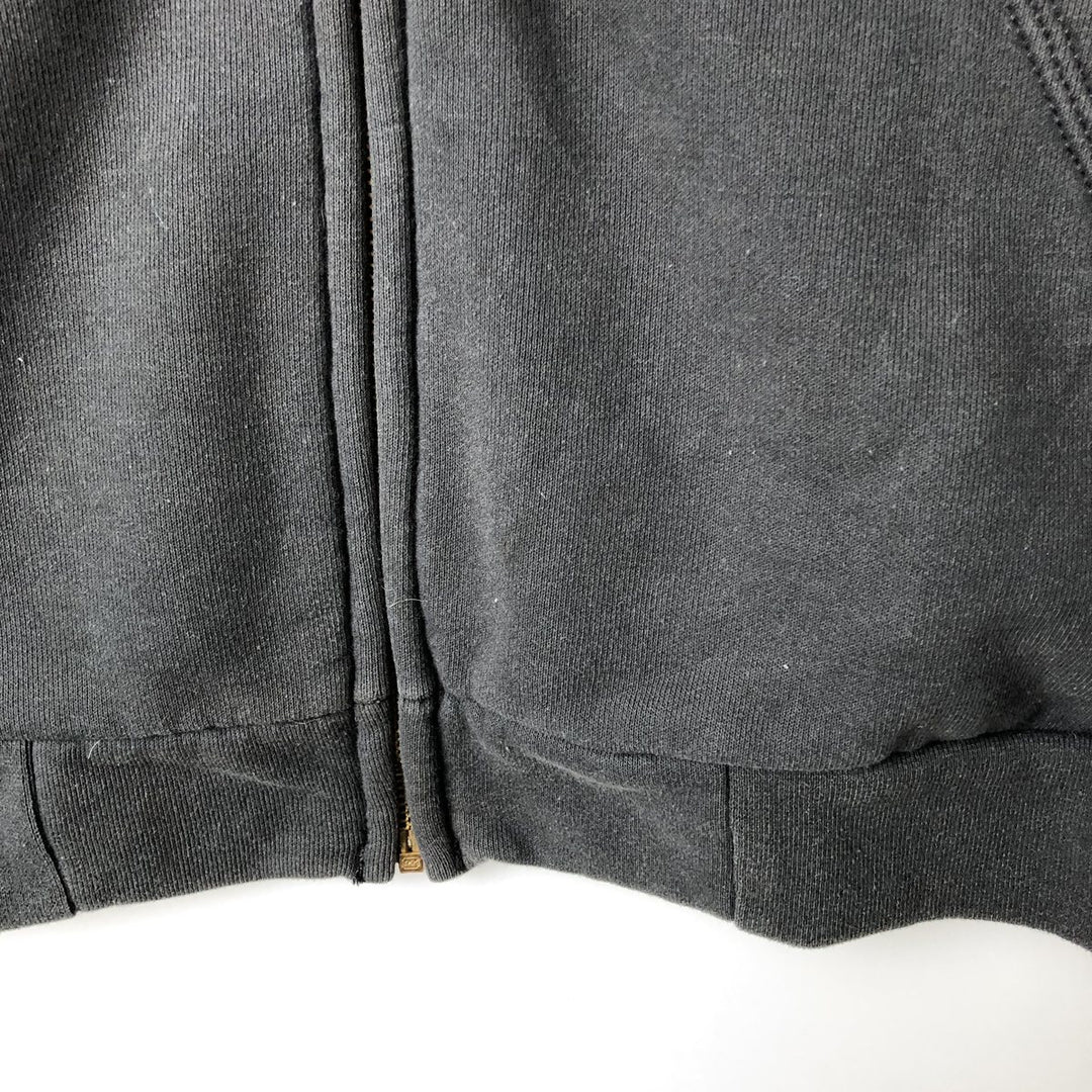 Carhartt Sweat Full Zip Hoodie Men's XL cotton black type Vintage Second Hand
