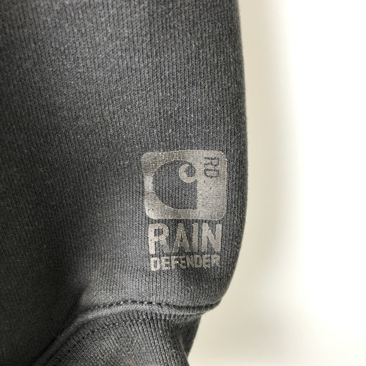 Carhartt Sweat Full Zip Hoodie Men's XL cotton black type Vintage Second Hand