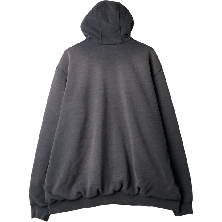 Carhartt Sweat Full Zip Hoodie Men's XL cotton navy blue type Vintage Second Hand