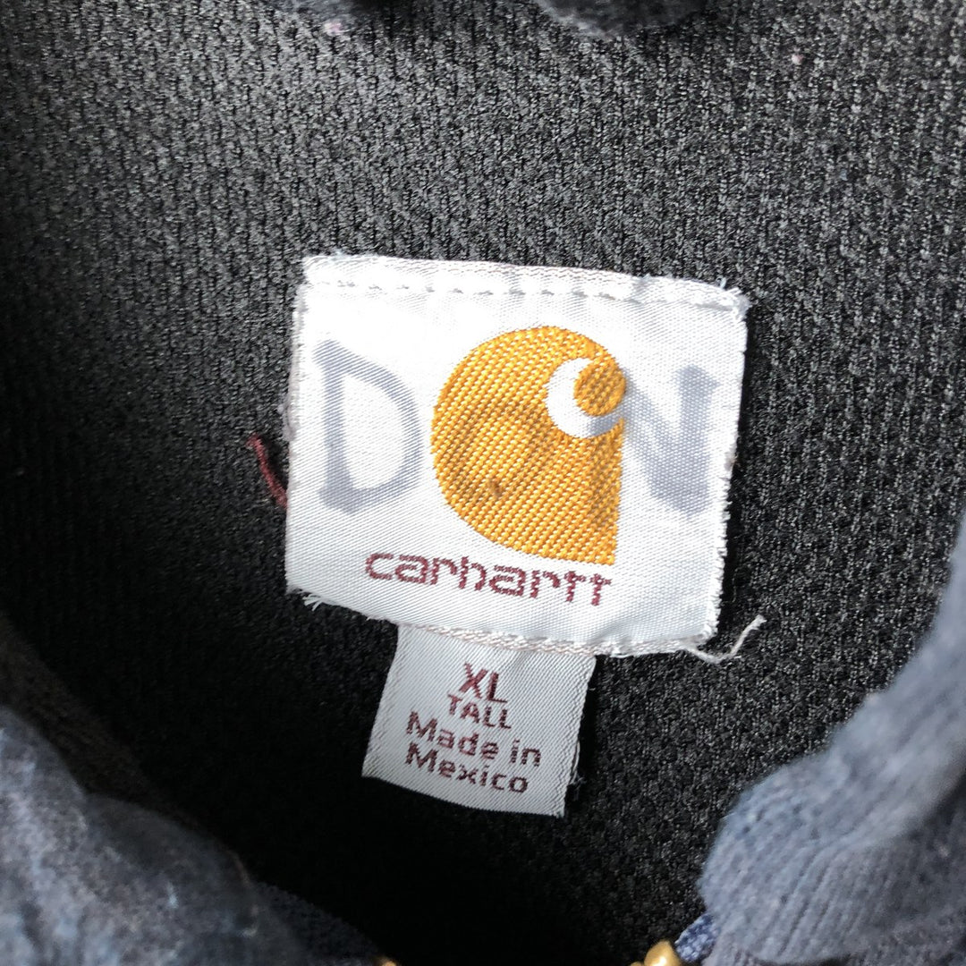 Carhartt Sweat Full Zip Hoodie Men's XL cotton navy blue type Vintage Second Hand