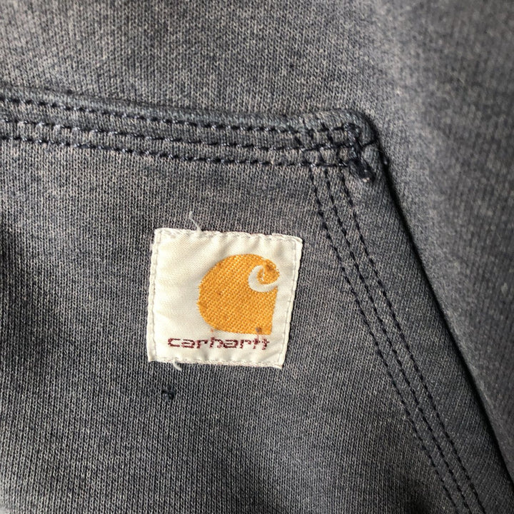 Carhartt Sweat Full Zip Hoodie Men's XL cotton navy blue type Vintage Second Hand