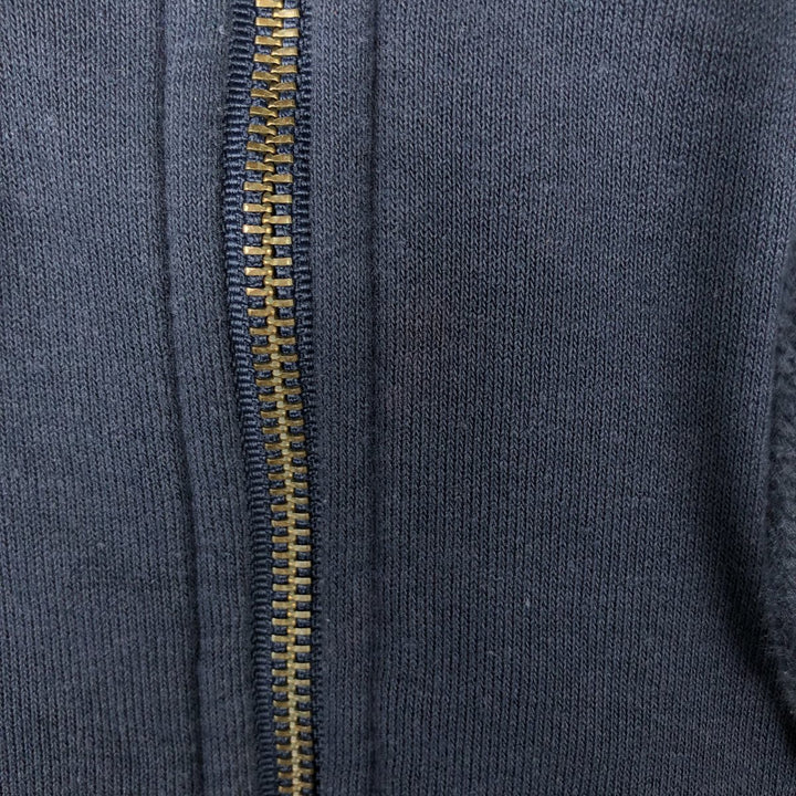 Carhartt Loose Fit Sweat Full Zip Hoodie, Men's L size cotton navy blue type Vintage Second Hand
