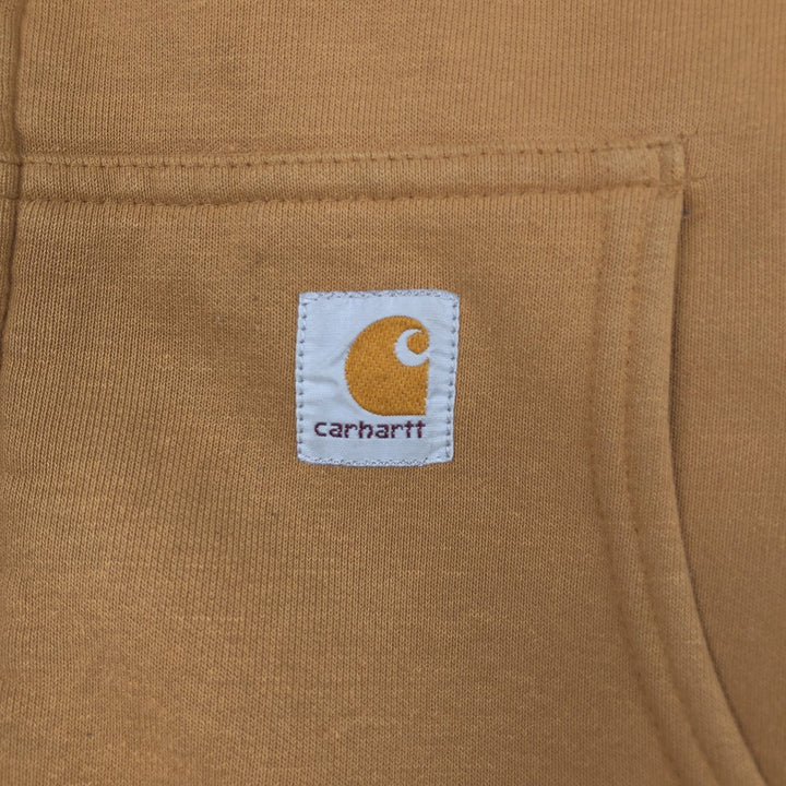 Carhartt Sweat Full Zip Hoodie Men's XXL unclear brown type Vintage Second Hand