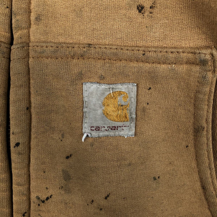 2000'S Carhartt J149 Sweat Full-Zip Hoodie, Men's Size M (approx.) cotton brown type Vintage Second Hand
