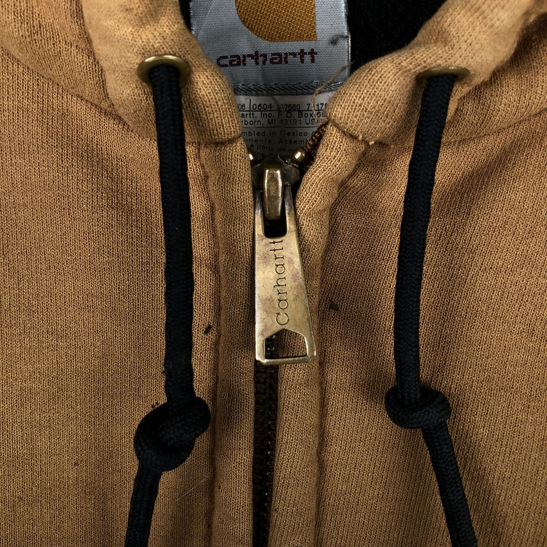 2000'S Carhartt J149 Sweat Full-Zip Hoodie, Men's Size M (approx.) cotton brown type Vintage Second Hand