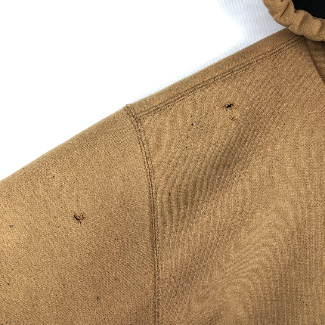 2000'S Carhartt J149 Sweat Full-Zip Hoodie, Men's Size M (approx.) cotton brown type Vintage Second Hand
