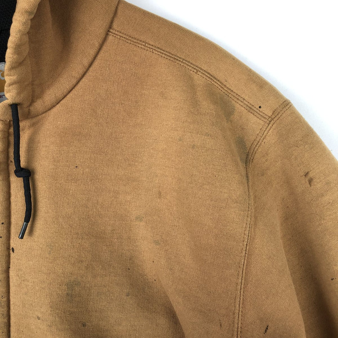 2000'S Carhartt J149 Sweat Full-Zip Hoodie, Men's Size M (approx.) cotton brown type Vintage Second Hand