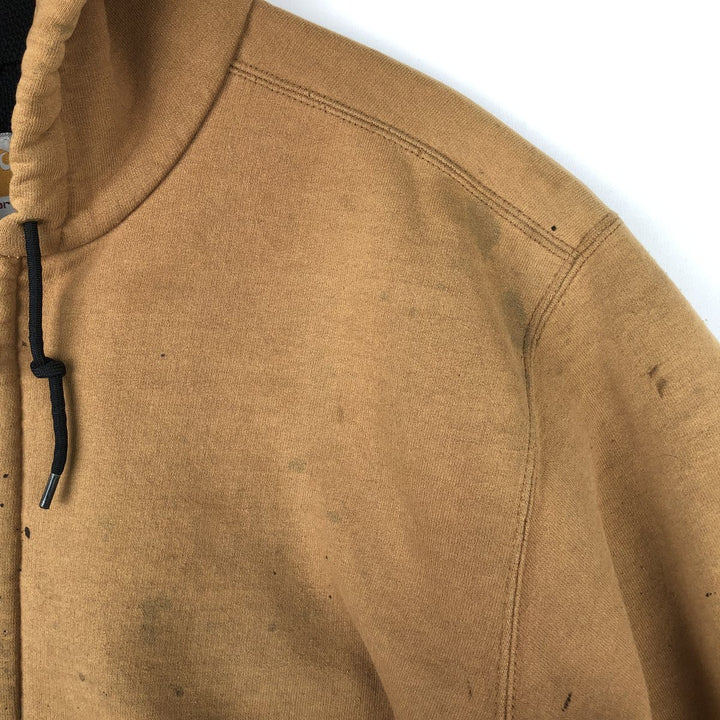 2000'S Carhartt J149 Sweat Full-Zip Hoodie, Men's Size M (approx.) cotton brown type Vintage Second Hand