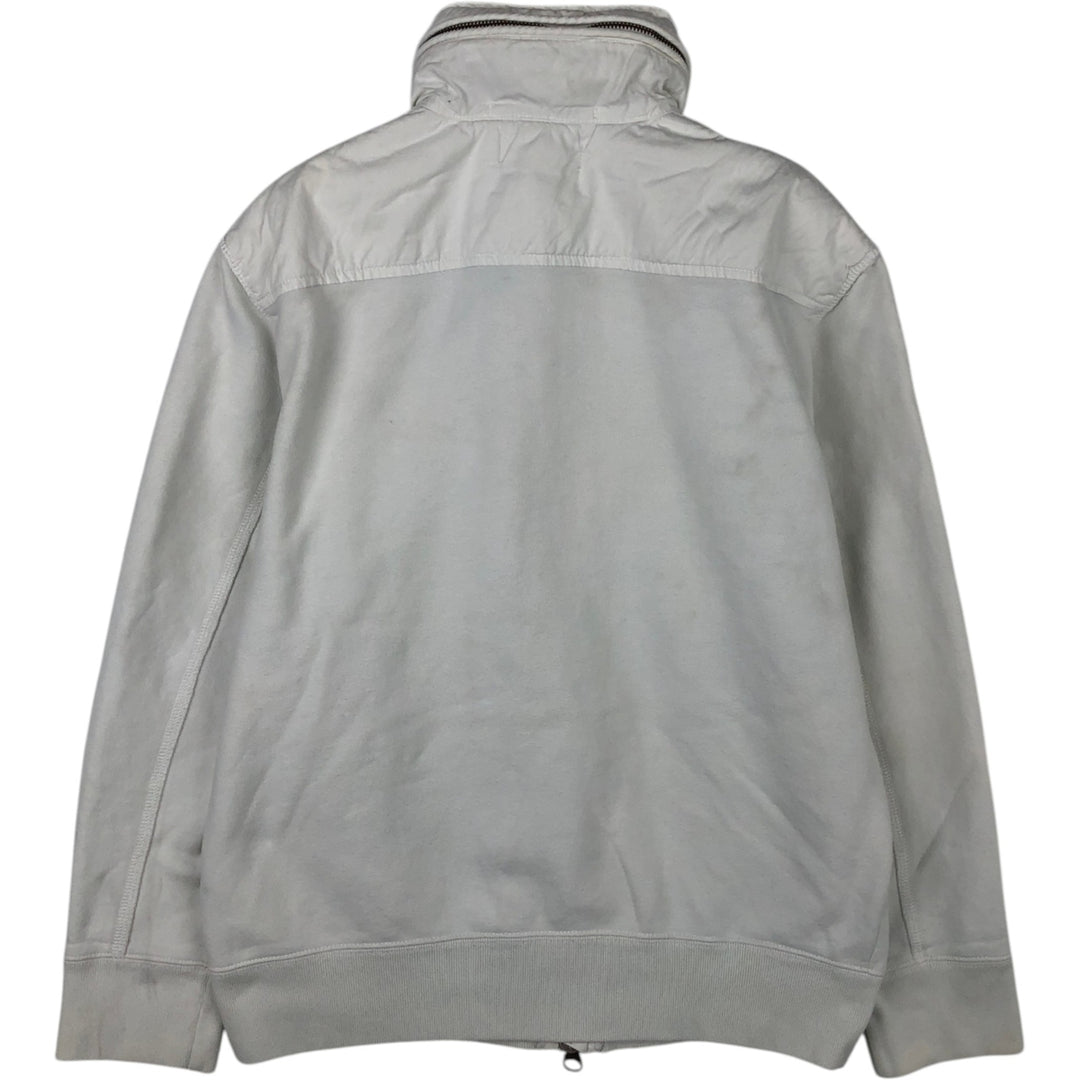 Ralph Lauren POLO by Ralph Lauren full zip sweatshirt, men's size M cotton white type Vintage Second Hand