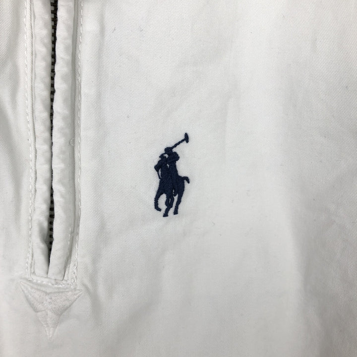 Ralph Lauren POLO by Ralph Lauren full zip sweatshirt, men's size M cotton white type Vintage Second Hand