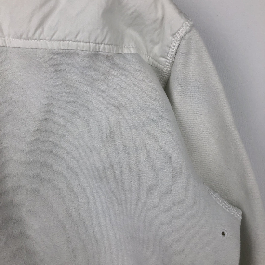 Ralph Lauren POLO by Ralph Lauren full zip sweatshirt, men's size M cotton white type Vintage Second Hand